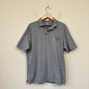 JOHNNIE-O Hangin' Out Mens Polo Shirt Short Sleeve in Gray